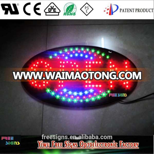 5W energy saving led neon open sign for all businness /factory direct sales led signs