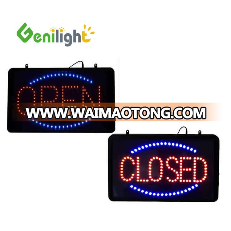 Genilight supplier GLT-LSA2213-092 LED open/closed sign board