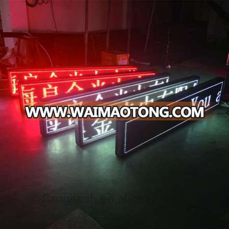 P10 Outdoor Single Color Led Display digital sign board Remote Wifi 3g Wifi Wireless Digital Scrolling Led Moving Sign